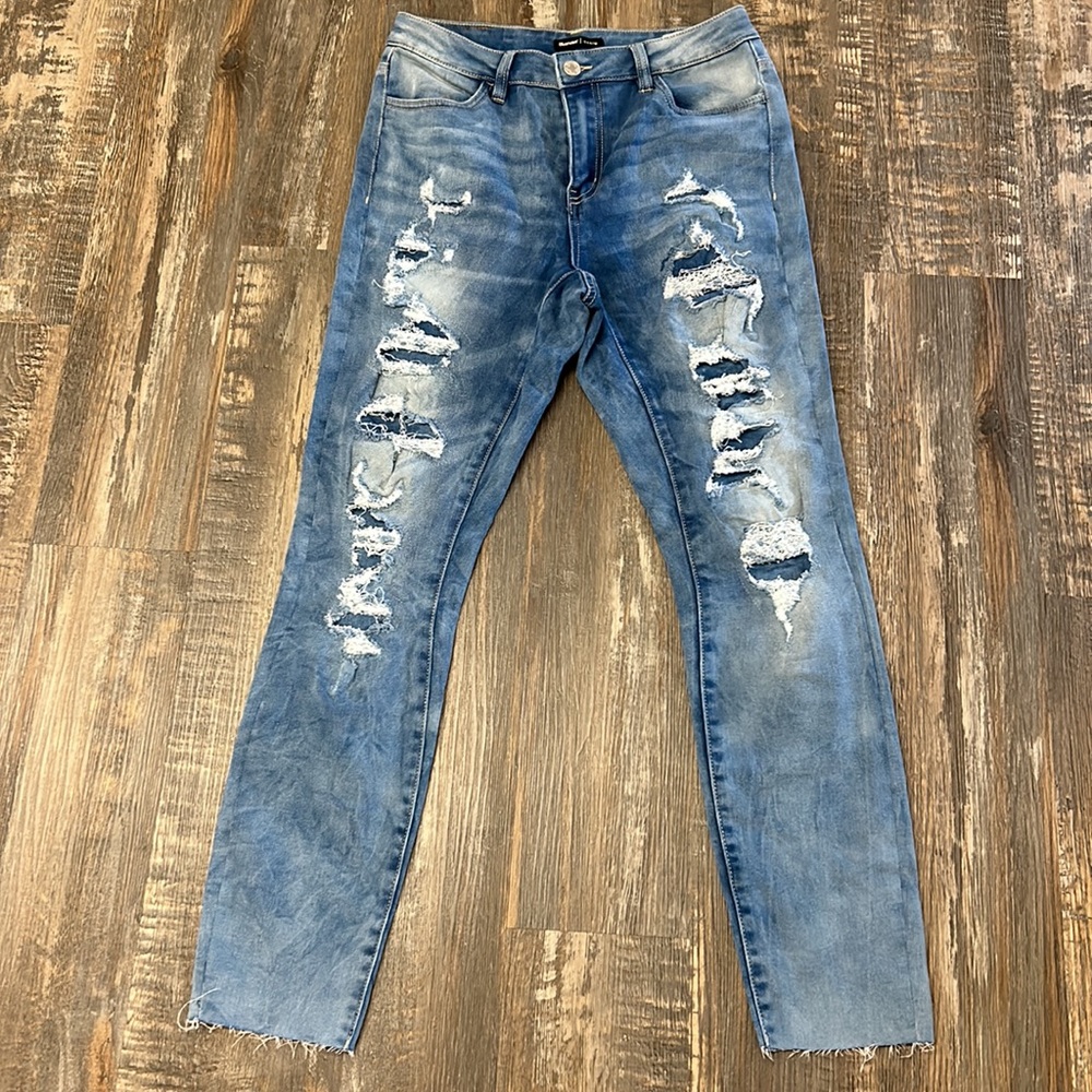 Blue notes cute high waisted jeans size 8